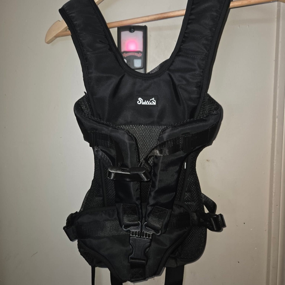 Slevv Black Padded Dog Harness – Secure Comfort Fit
